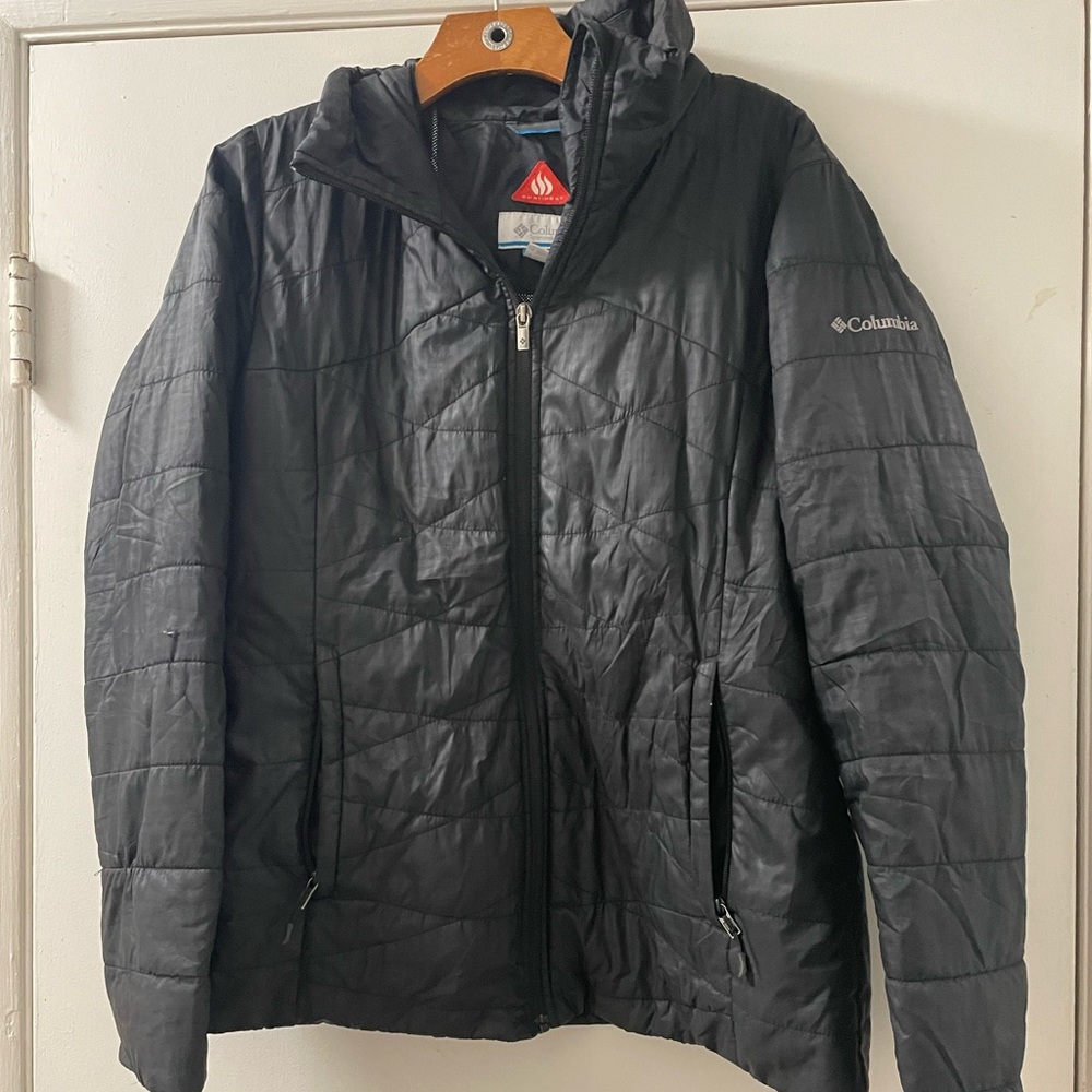 Black Columbia Omni Heat Jacket